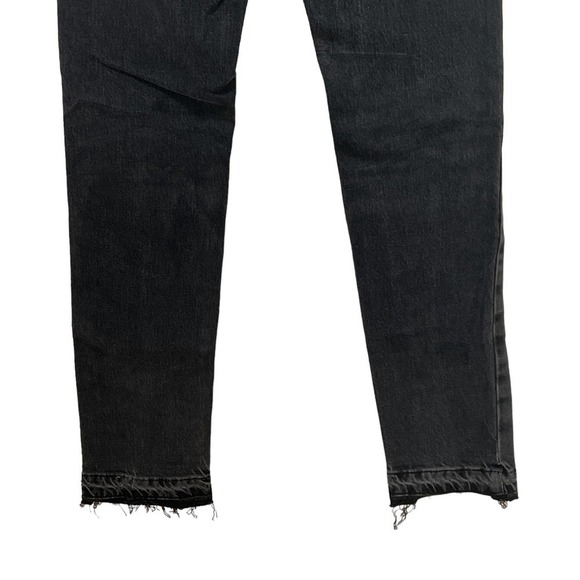 FREE PEOPLE CUFFED SLIM BOYFRIEND JEANS FADED BLACK NWT WOMEN'S SIZE 24 - Picture 8 of 16